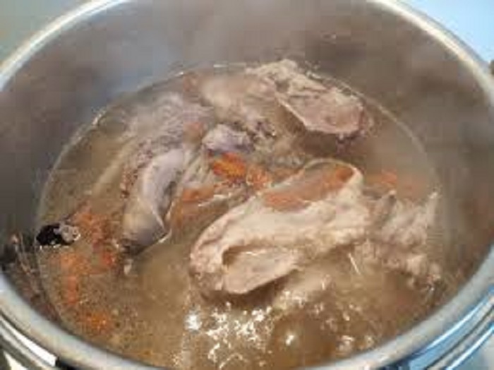 boil chicken
